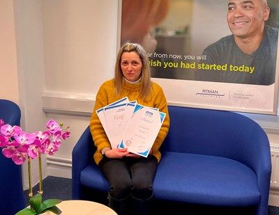 Jenny Earns Payroll Award at Pitman Training Worcester Jenny Earns Payroll Award at Pitman Training Worcester
